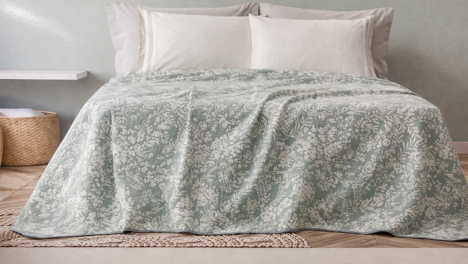 COPRILETTO JACQUARD MATRIMONIALE ANTONIA