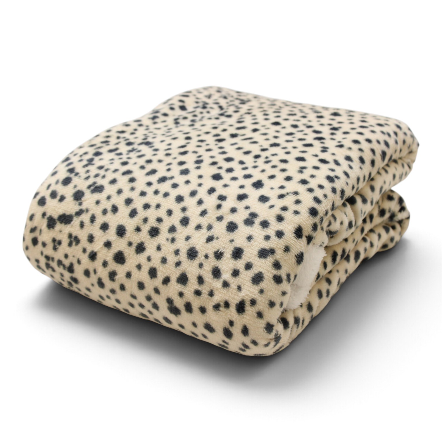 PLAID 130X160 FANTAISA LEOPARDATA RETRO IN SHERPA VARA