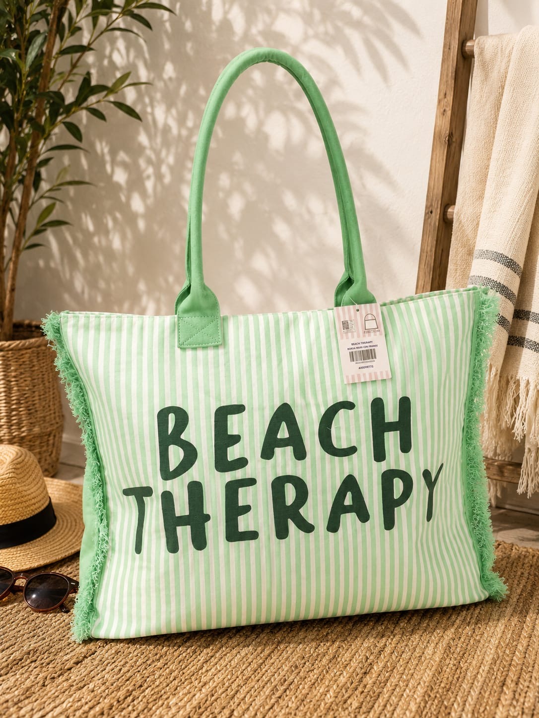 BORSA MARE IN COTONE A RIGHINE BEACH TERAPY