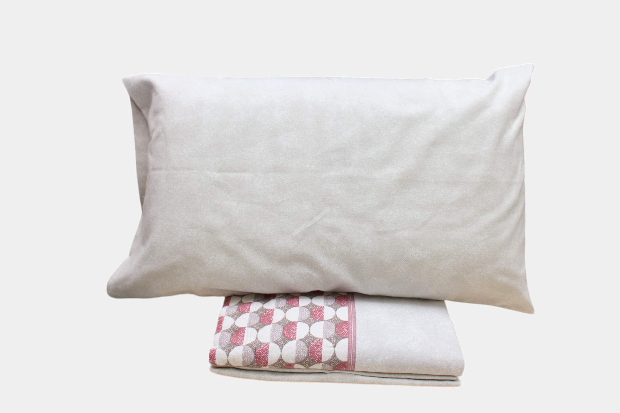 COMPLETO LENZUOLA IN FLANELLA FANTASIA GEOMETRICA