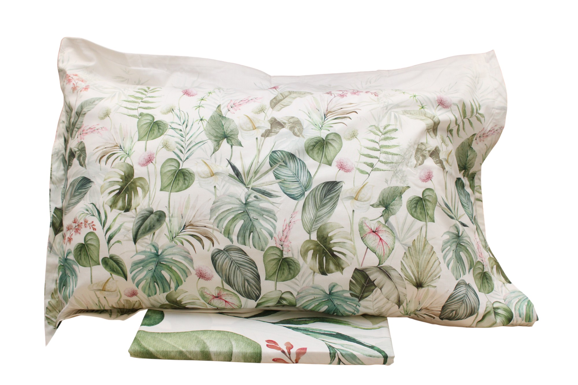 PARURE LENZUOLA MATRIMONIALE IN COTONE STAMPA DIGITALE NATURA