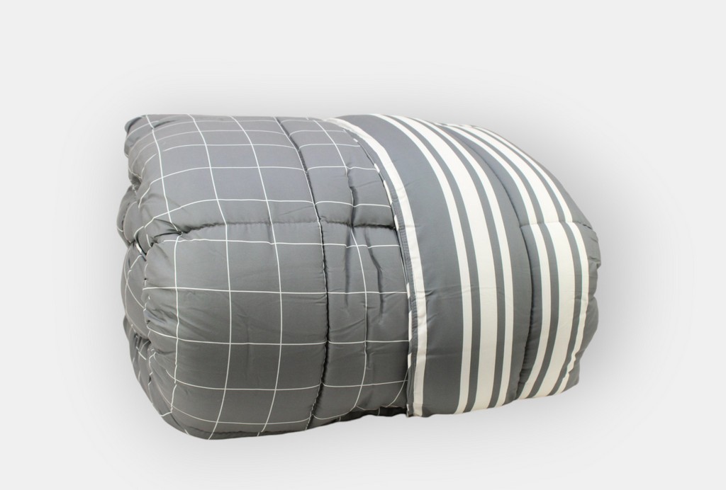 TRAPUNTA DOUBLE FACE A RIGHE O A QUADRI CONAN