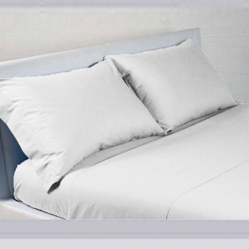 COMPLETO LENZUOLA IN COTONE BIANCO