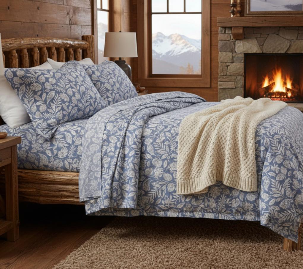 COMPLETO LENZUOLA IN FLANELLA MATRIMONIALE COVERI