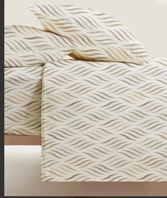 COMPLETO LENZUOLA MATRIMONIALE IN COTONE LUANA