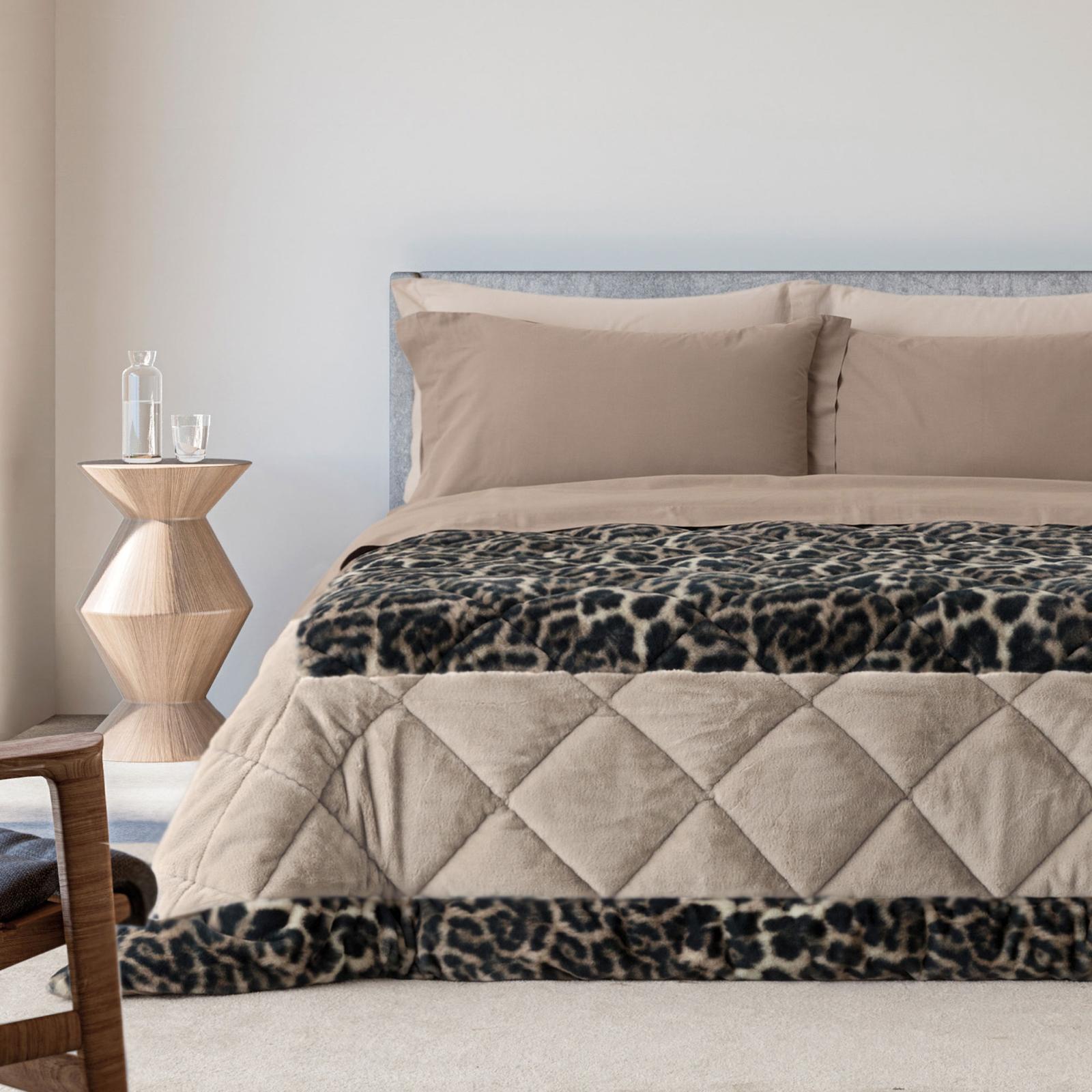 TRAPUNTA MATRIMONIALE IN ECOPELLICCIA LEOPARDATA MARGAY250GR