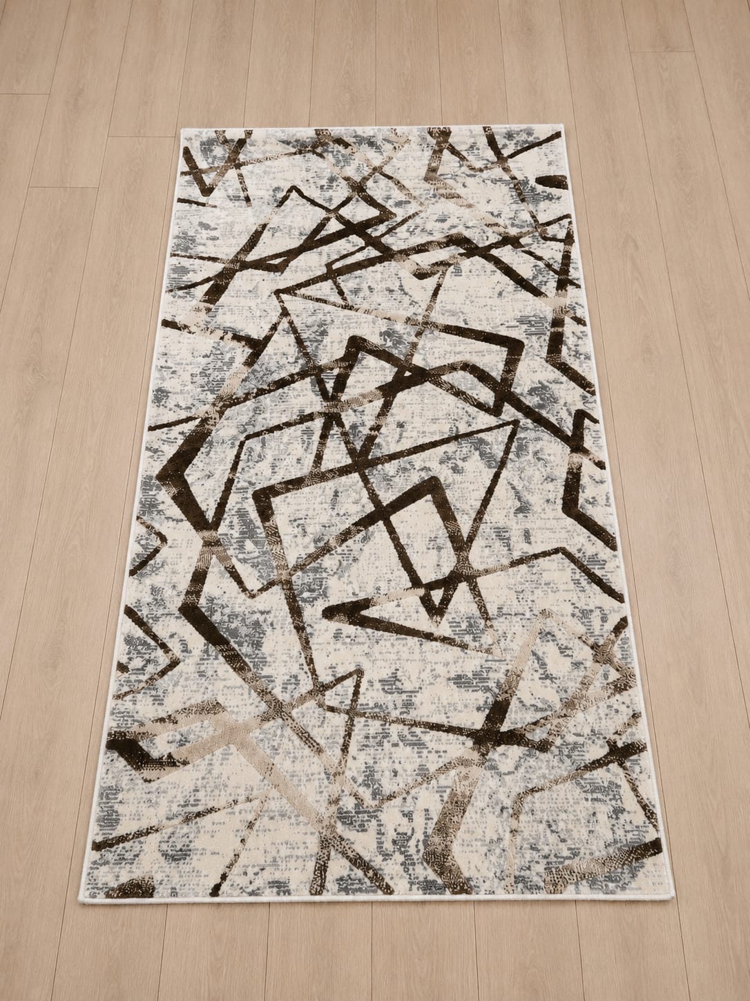 TAPPETO 80X150  MOTIVO GEOMETRICO SOFT TOUCH