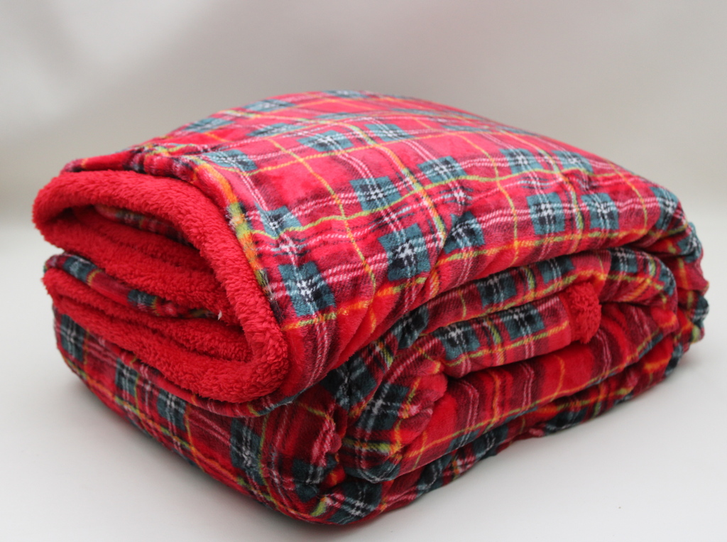 PLAID TARTAN CON SHERPA 260GR