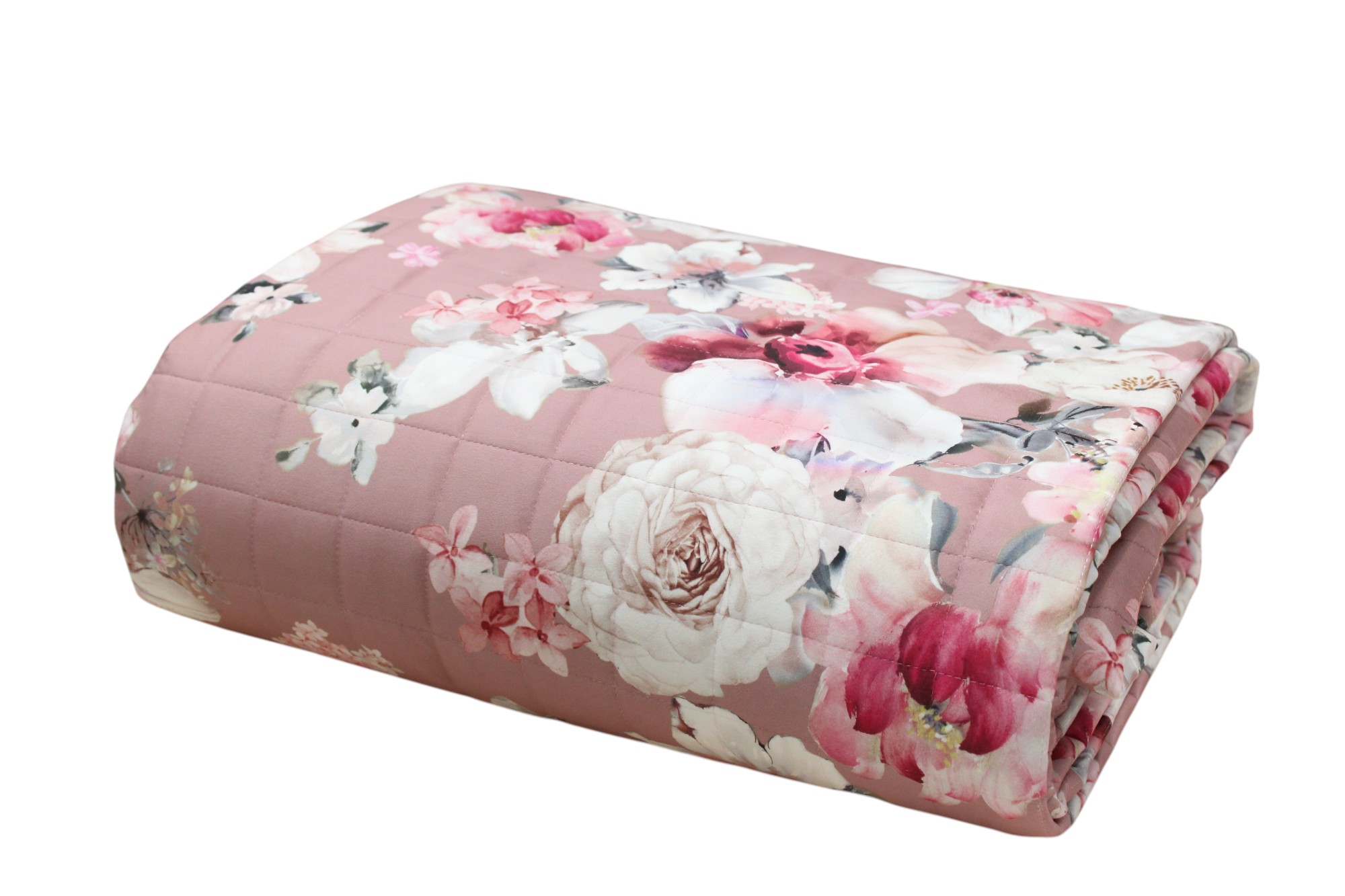 TRAPUNTINO MATRIMONIALE IN VELLUTO FLOREALE ANDAZ