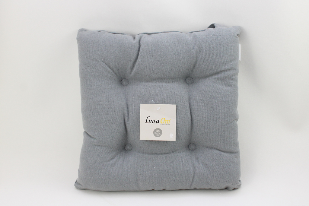 CUSCINI SEDIA TINTA UNITA CON LACCETTI MJLINDA