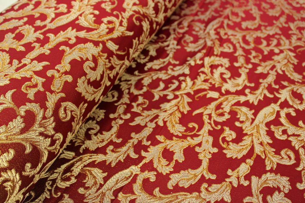 TESSUTO H280 IN RASO LUREX FANTASIA BAROCCA