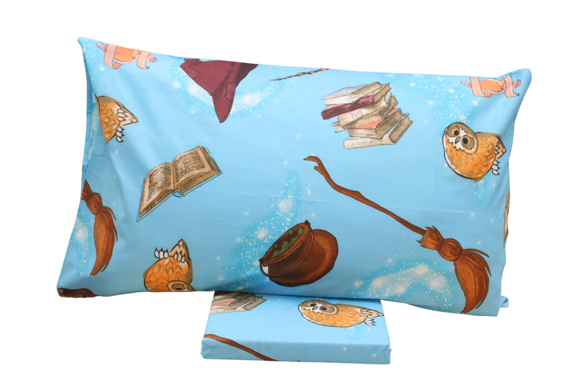 COMPLETO LENZUOLA SINGOLO IN COTONE FANTASIA MAGIA