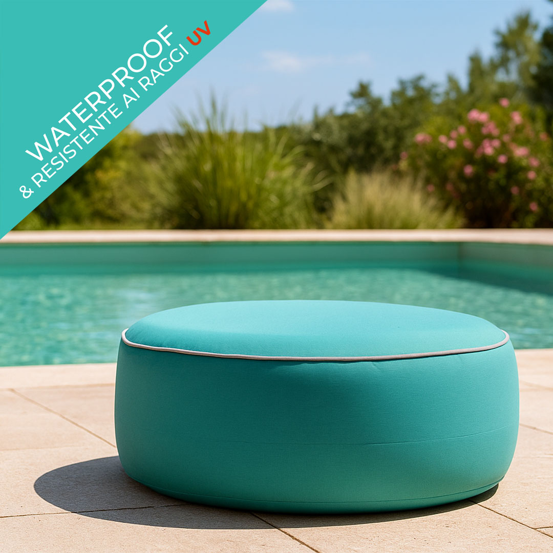 POUF GONFIABILE IDROREPELLENTE E ANTIMACCHIA BABET