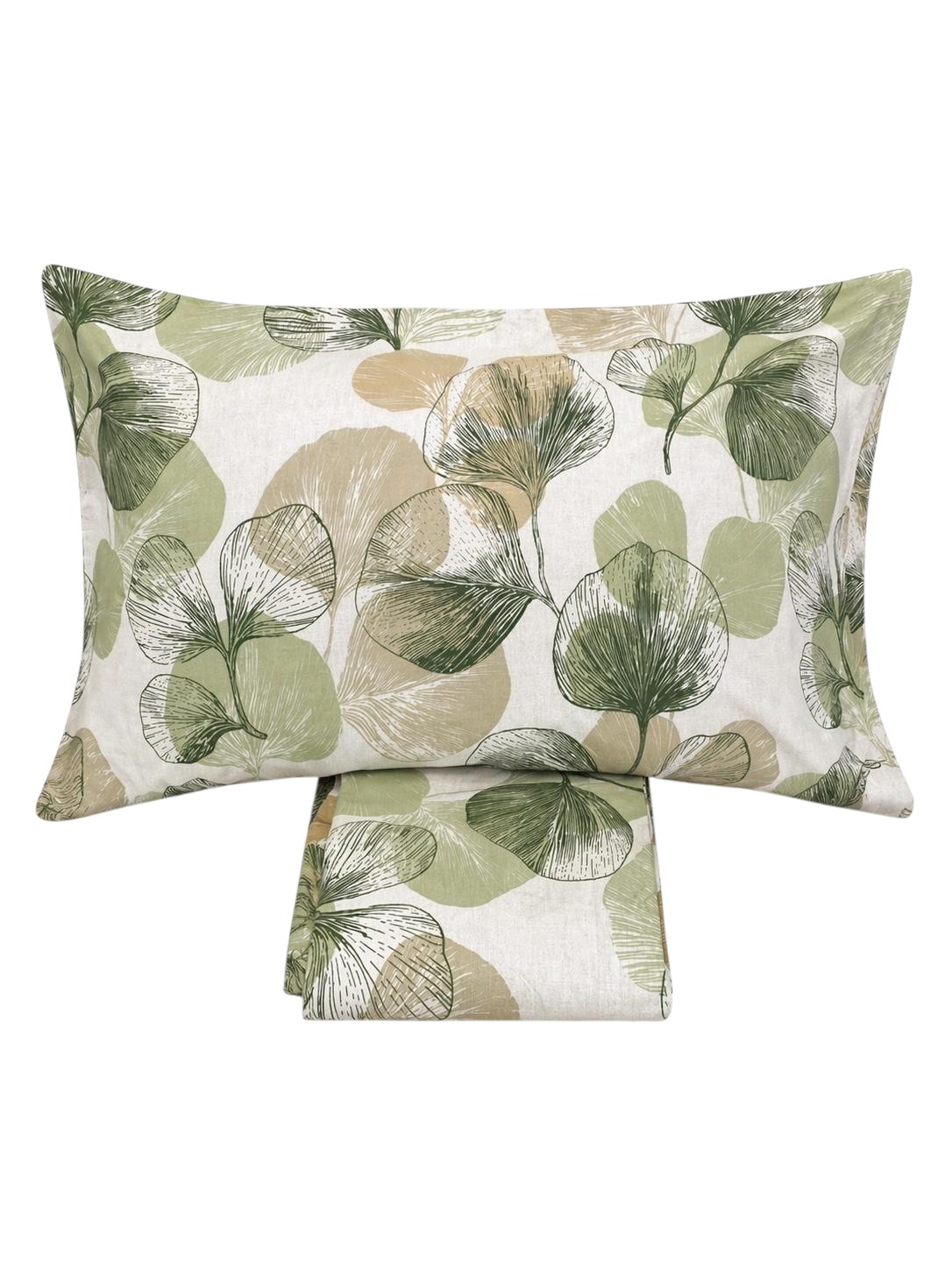 COMPLETO LENZUOLA MATRIMONIALE IN COTONE FANTASIA FOLIAGE JEVIN