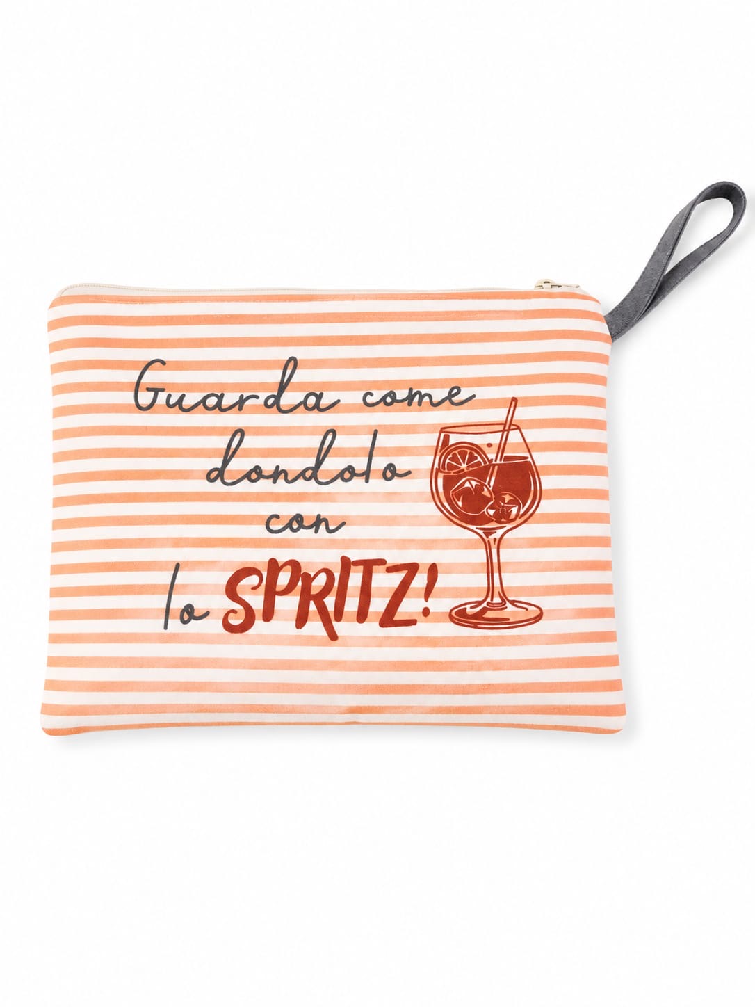 POCHETTE IN COTONE CON FRASI SIMPATICHE