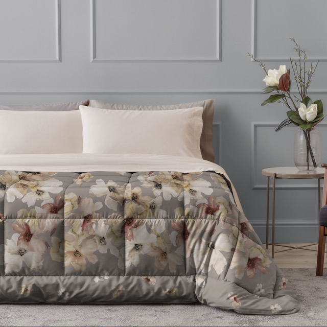 TRAPUNTA MATRIMONIALE FANTASIA FLOREALE PEONIA