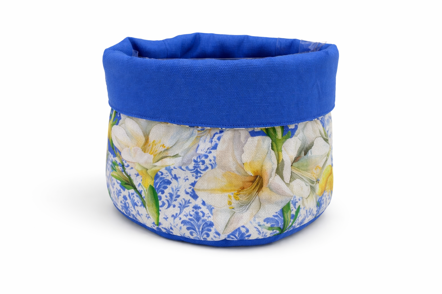 CESTO PORTA TUTTO IN COTONE FANTASIA FLOREALE DIGITALE SLING