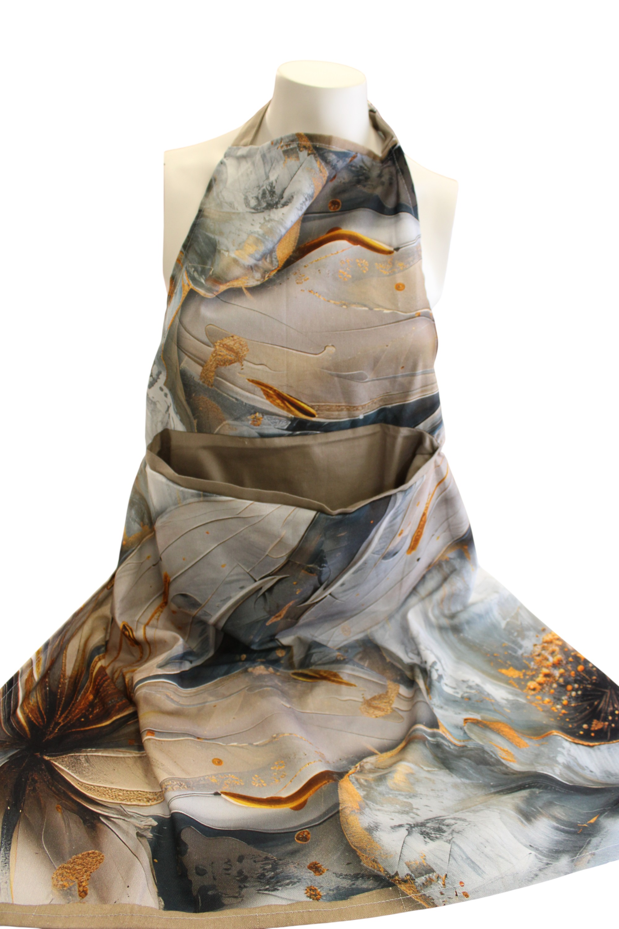 GREMBIULE KELITH CON STAMPA DIGITALE FLOREALE